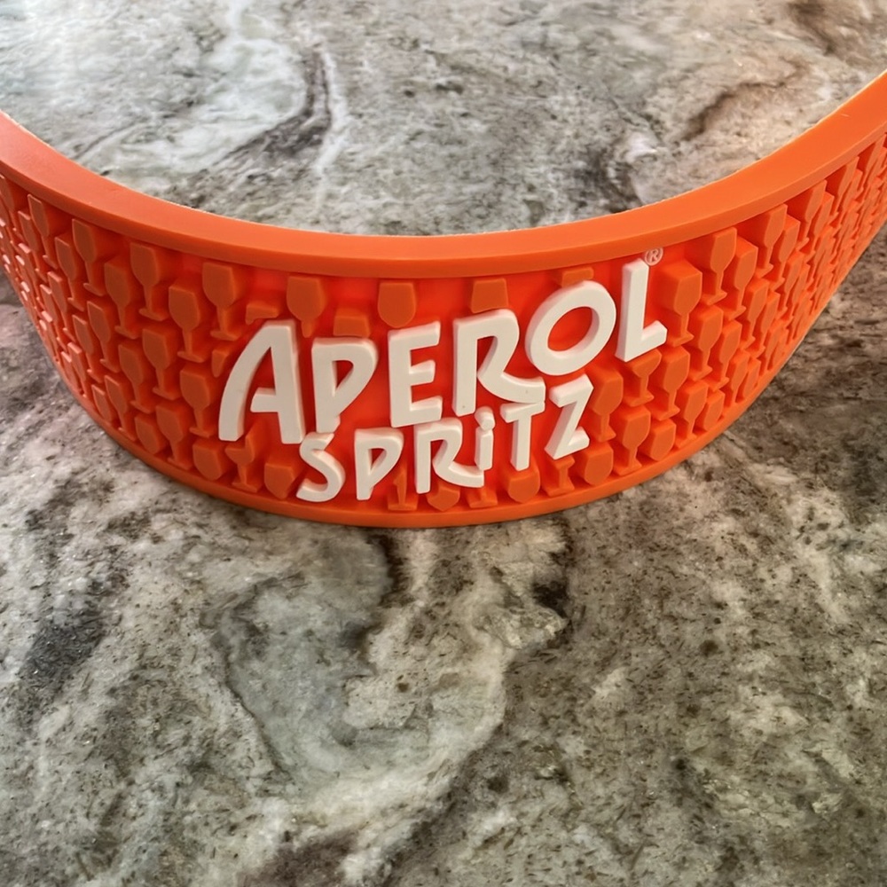 Aperol Spritz Rubber Bar Rail Mat - Picture 3 of 4